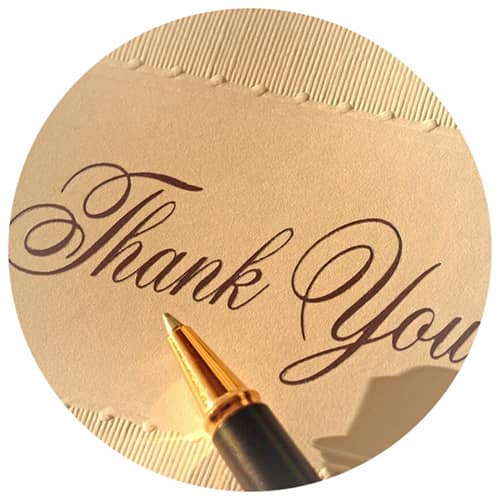 Printable Stationery Thank You Note
